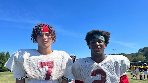 Jamal Anderson, Jr. Linebacker Hoschton (Ga.) Mill Creek - 2023 / Caleb Downs Safety